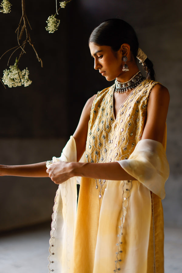 Yellow Mauli Kurta Set