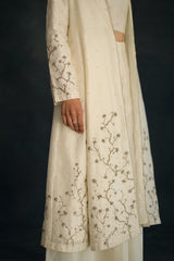 Ecru Taachi Kalidaar Jacket set